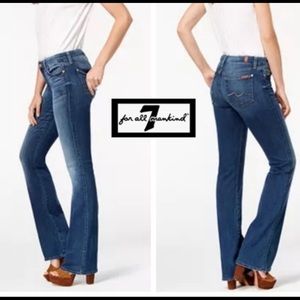 7 for All of Mankind Bootcut Jeans w Rhinestones